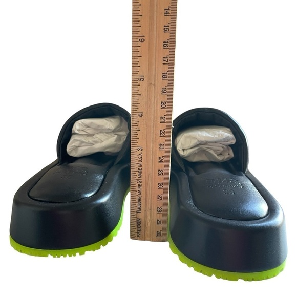 P448 Fergie Sandals Black Made in Italy NWT - Picture 12 of 15